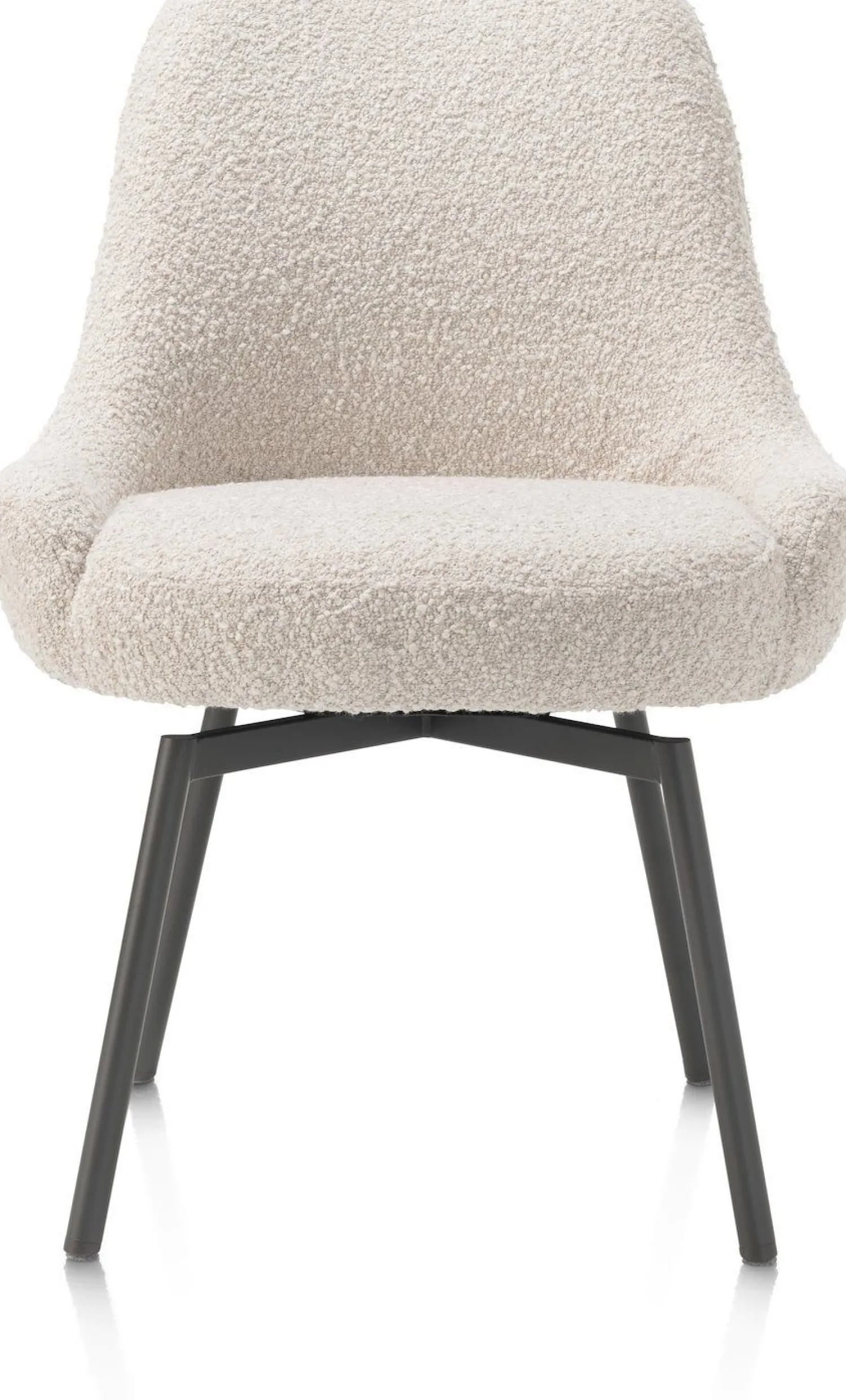 Kuipstoelen-Henders en Hazel Rocco Eetkamerstoel Creme