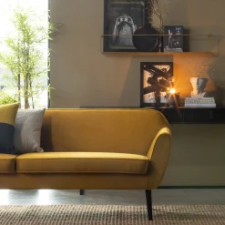 Zitbanken-WOOOD Rocco 4-Zitsbank Ochre