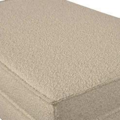 Hockers|Poefs-WOOOD Rodeo Bouclé Hocker Beige