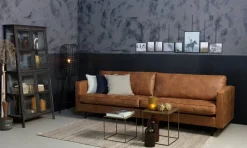 Zitbanken-WOOOD Rodeo Classic 3-Zitsbank cognac