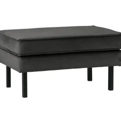 Hockers|Poefs-WOOOD Rodeo Hocker antraciet