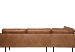 Hoekbanken-WOOOD Rodeo Links Hoekbank cognac