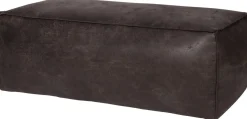 Hockers|Poefs-WOOOD Rodeo Poef Zwart