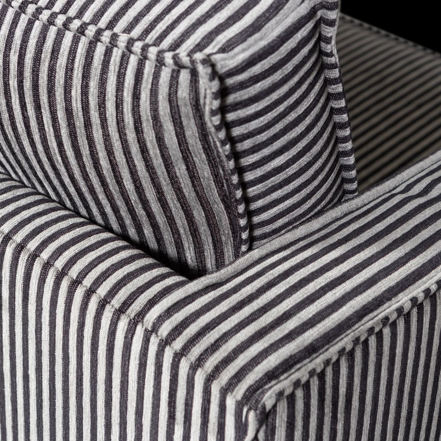 Zitbanken-WOOOD Rodeo 3-Zitsbank Black, Grey