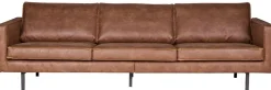 Zitbanken-WOOOD Rodeo 3-Zitsbank Cognac