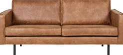 Zitbanken-WOOOD Rodeo 2,5-Zitsbank Cognac