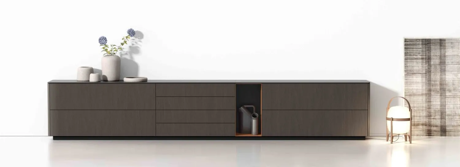 Dressoirs-Saunaco Ron Dressoir Kastanje