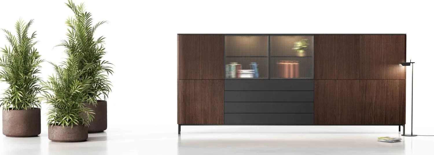 Dressoirs-Saunaco Ron Dressoir Kastanje