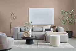 Houten Salontafels|Ronde Salontafels-Eleonora Ron M Salontafel Zwart