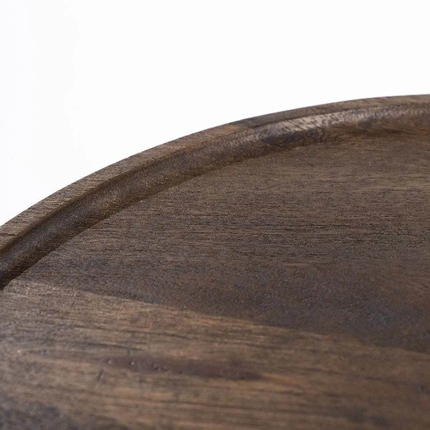 Houten Salontafels|Ronde Salontafels-Eleonora Ron M Salontafel Bruin