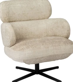 Draaifauteuils-Eijerkamp Collectie Ronja Fauteuil Ecru