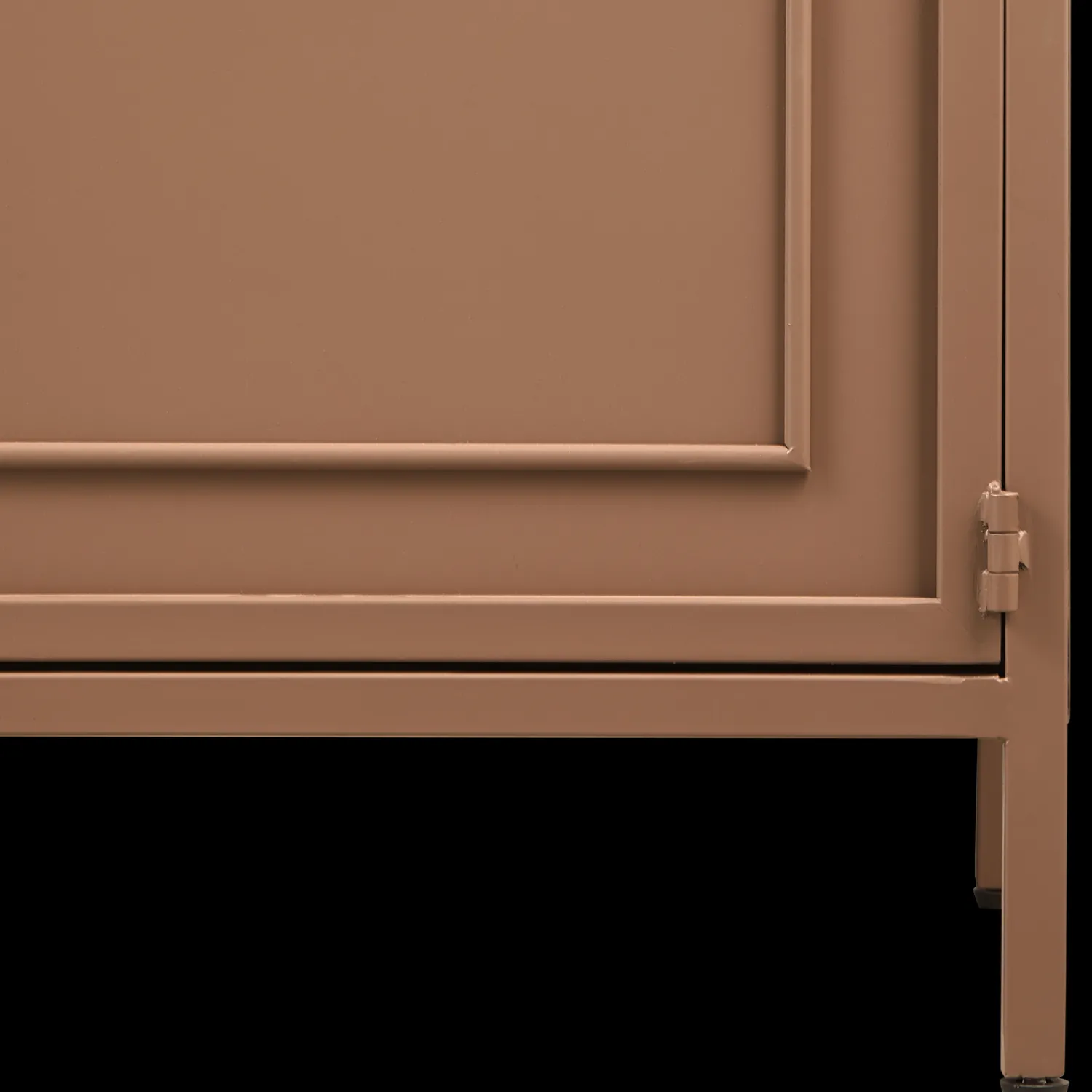 Vitrinekasten-WOOOD Ronja Vitrinekast Military Brown
