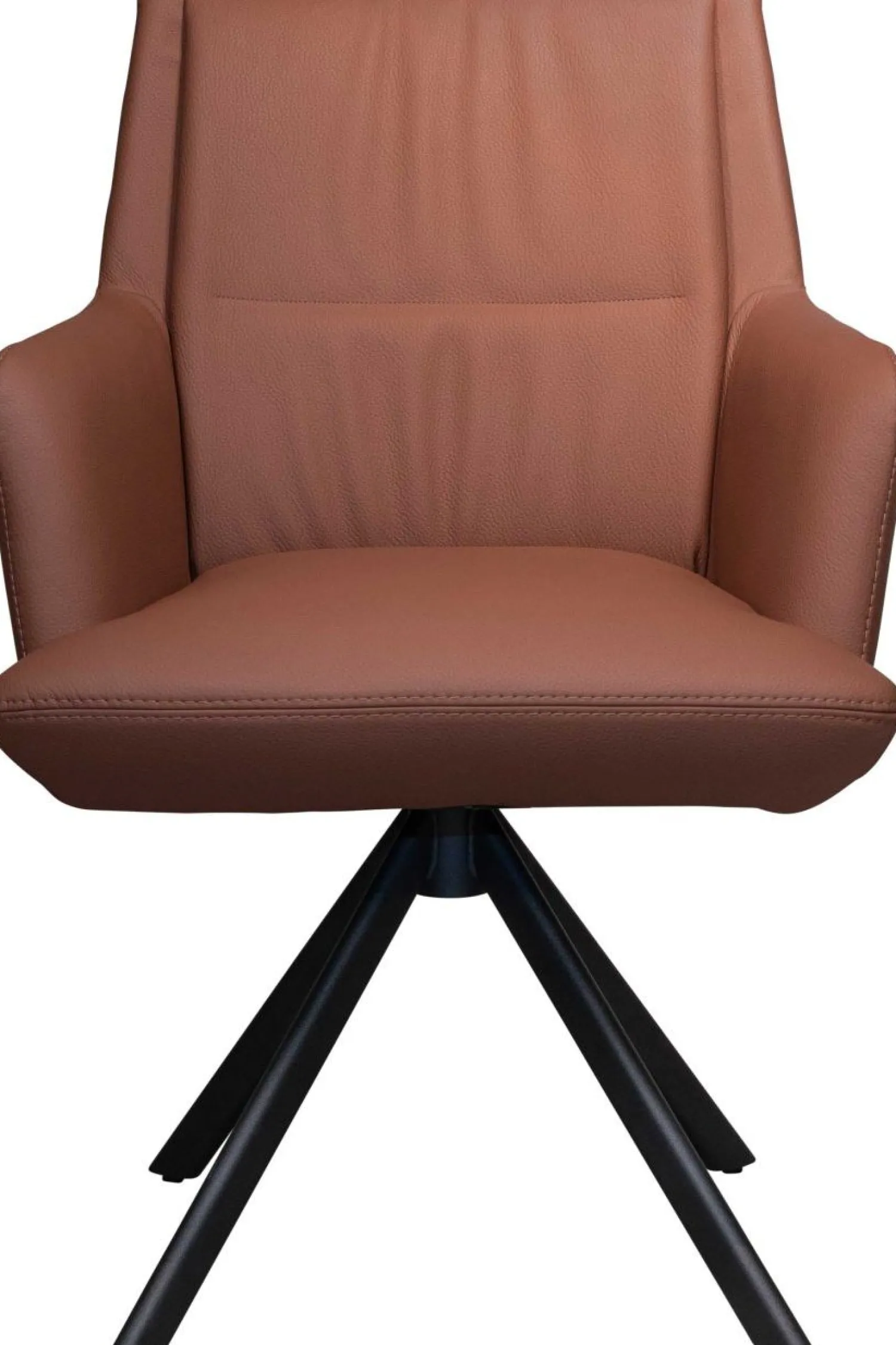 Design Stoelen|Eetkamerstoelen Met Armleuning-Bert Plantagie Rosie Eetkamerstoel Cognac