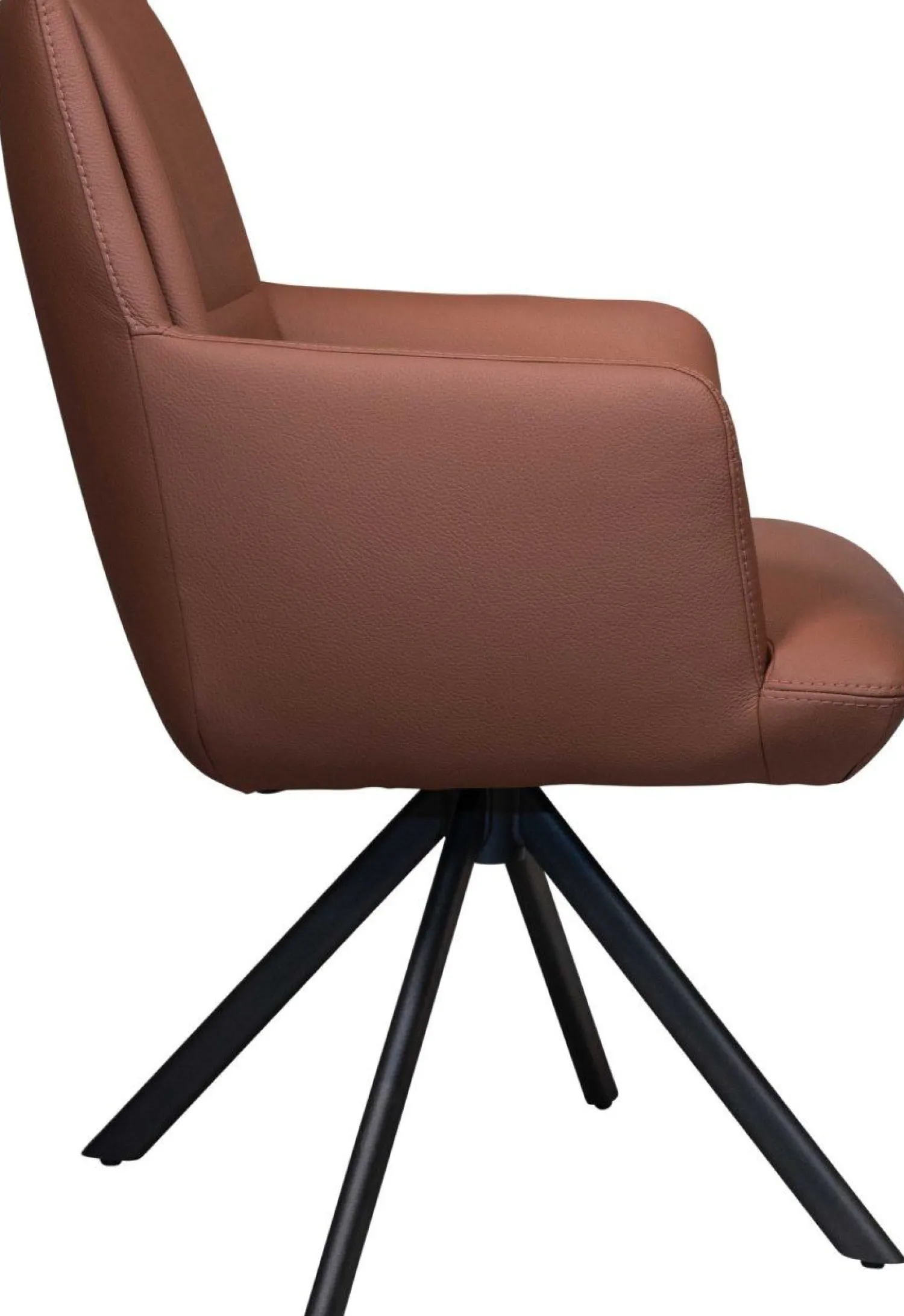 Design Stoelen|Eetkamerstoelen Met Armleuning-Bert Plantagie Rosie Eetkamerstoel Cognac