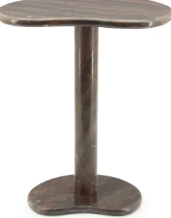 Marmeren Bijzettafels-By Boo Rosso Bijzettafel Bruin