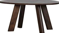 Houten Eettafels|Organische Eettafels-WOOOD Roundly Eettafel Walnut
