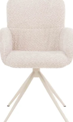 Eetkamerstoelen Met Armleuning-Bert Plantagie Ruby Eetkamerstoel Groen