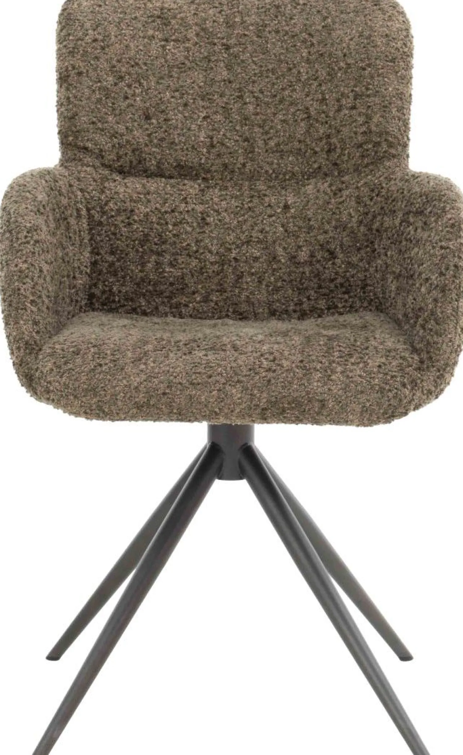 Eetkamerstoelen Met Armleuning-Bert Plantagie Ruby Eetkamerstoel Groen