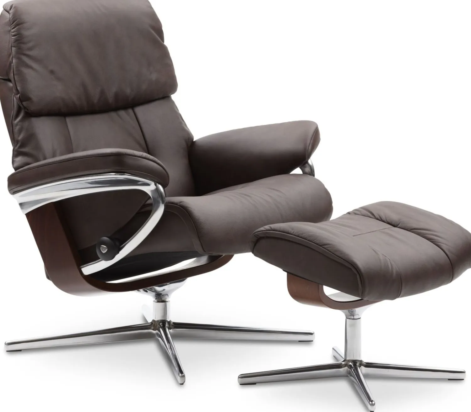 Relaxfauteuils-Stressless Ruby Relaxfauteuil + Hocker Jade Caramel