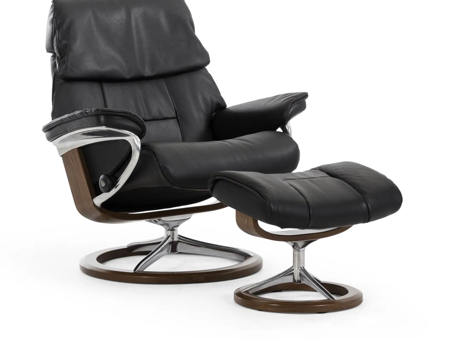 Relaxfauteuils-Stressless Ruby Relaxfauteuil + Hocker Jade Caramel