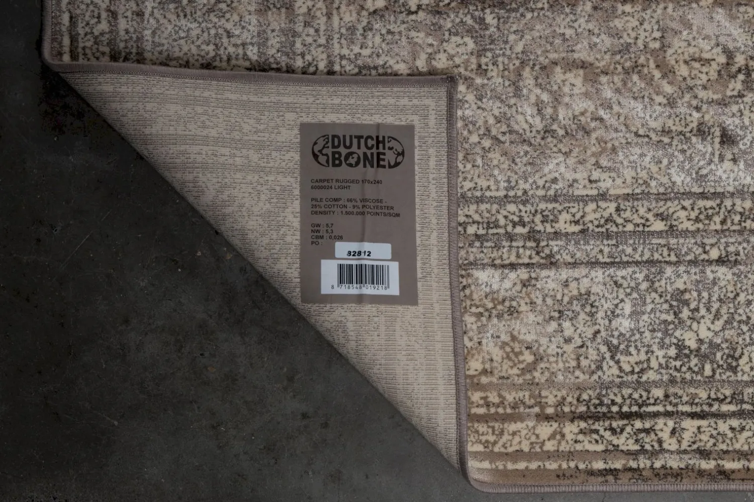 Vloerkleden-Dutchbone Rugged Vloerkleed LIGHT