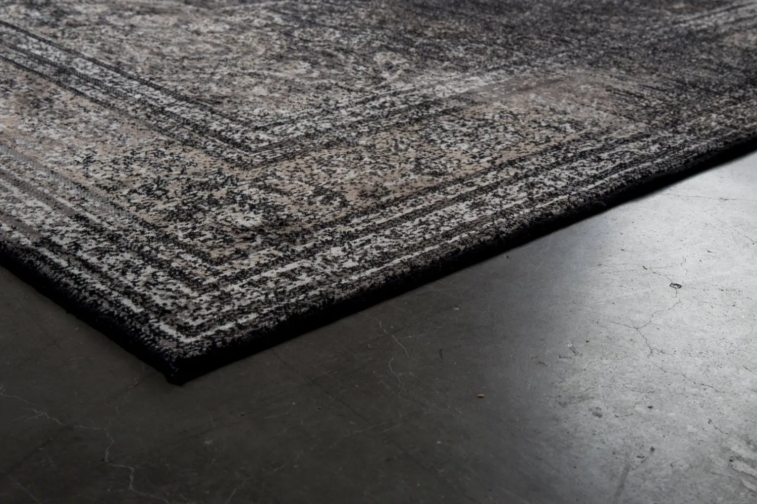Vloerkleden-Dutchbone Rugged Vloerkleed DARK