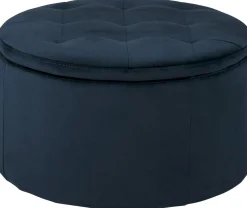 Poefjes & Krukjes-Trendhopper Runa Poef Navy Blue