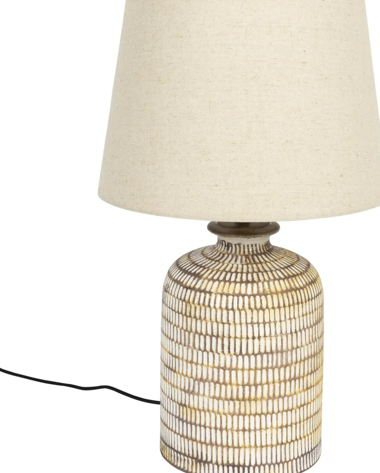 Tafellampen|Tafellampen-Dutchbone Russel Tafellamp Beige