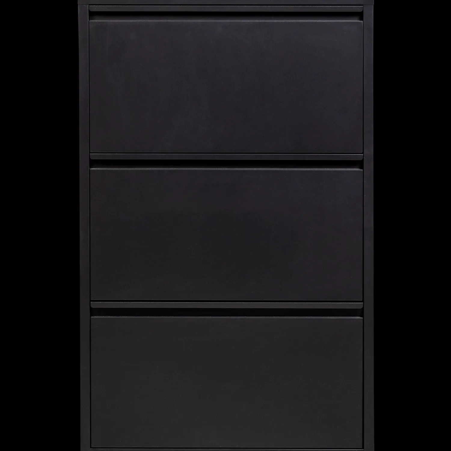 Opbergkasten|Opbergkasten-WOOOD Sabine Schoenenkast Black