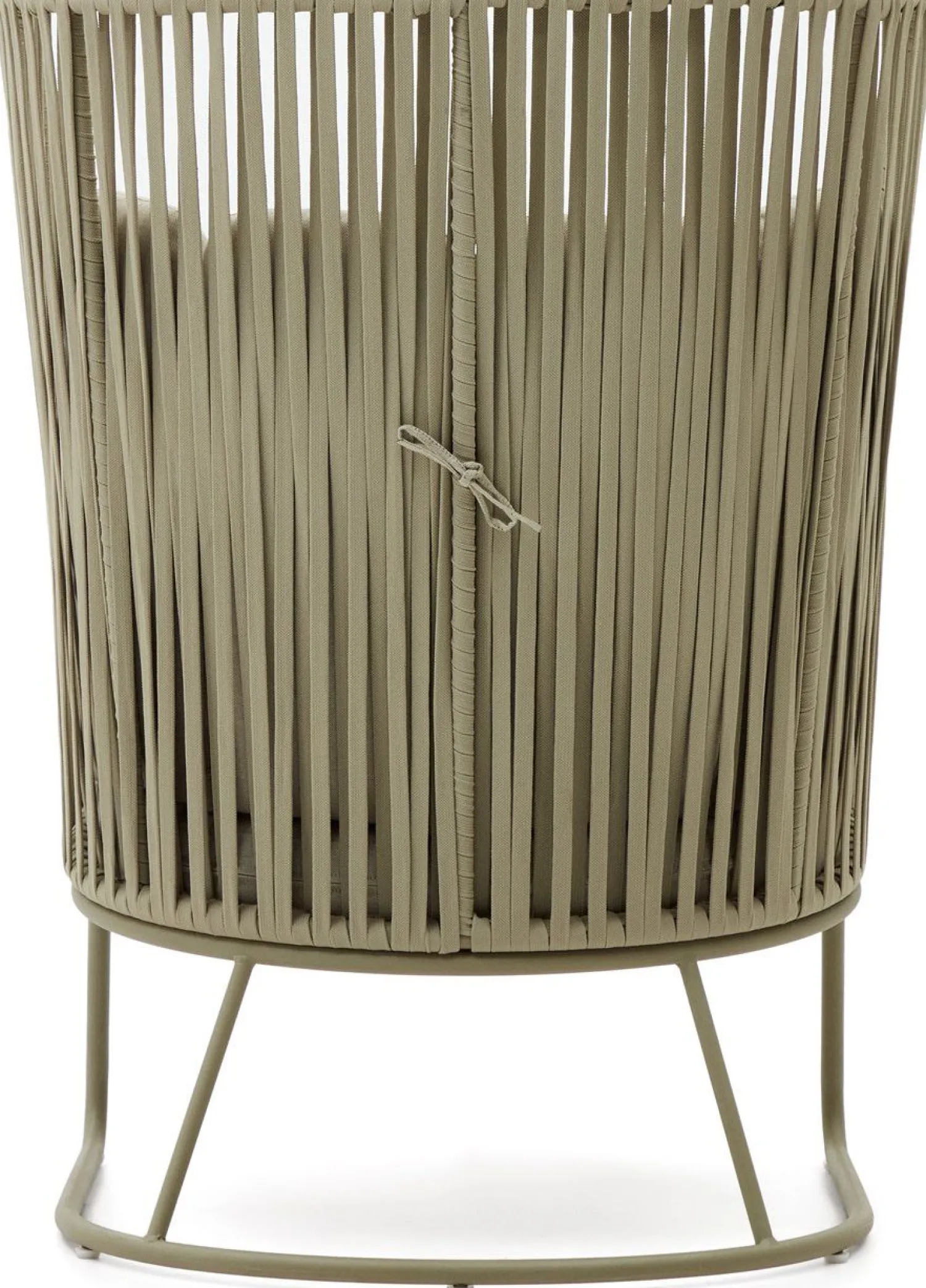 Tuinstoelen-Kave Home Saconca Hoge Outdoor Fauteuil Groen