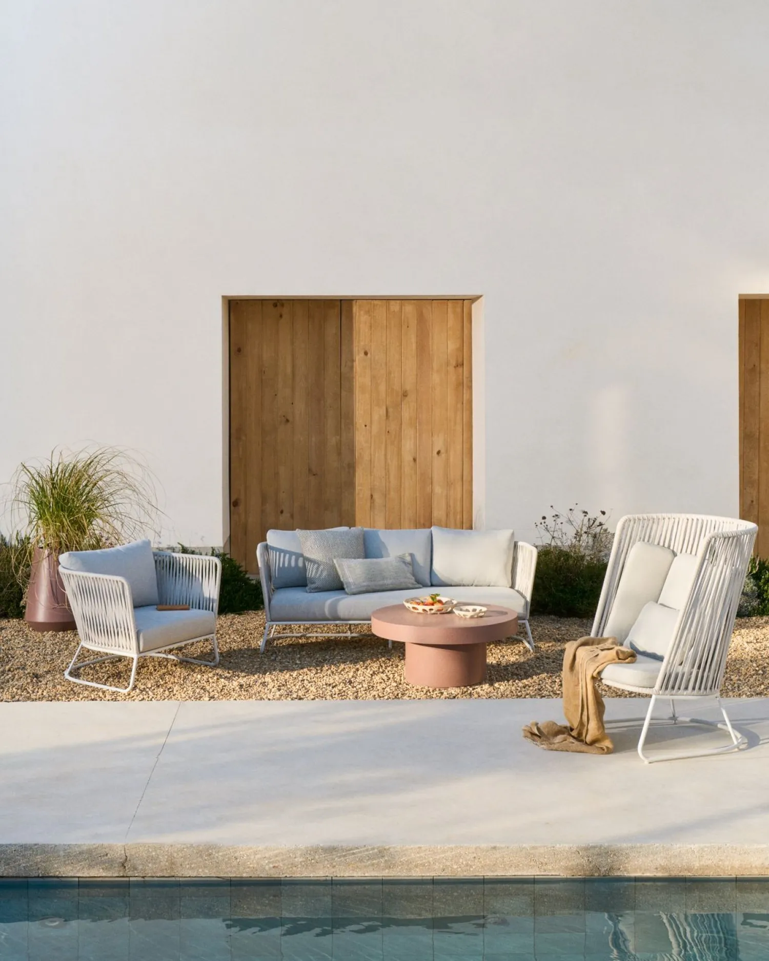Tuinbanken-Kave Home Saconca Tuinbank Grijs