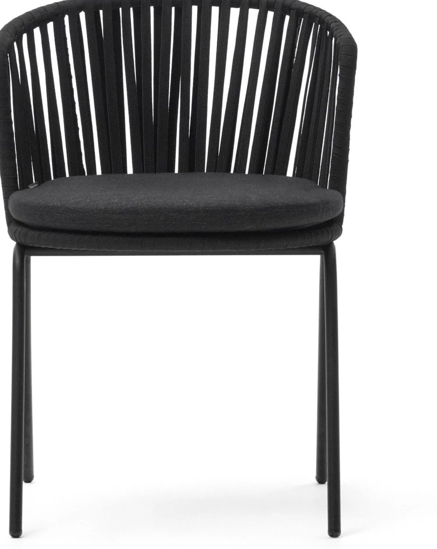Tuinstoelen-Kave Home Saconca Tuinstoel Zwart