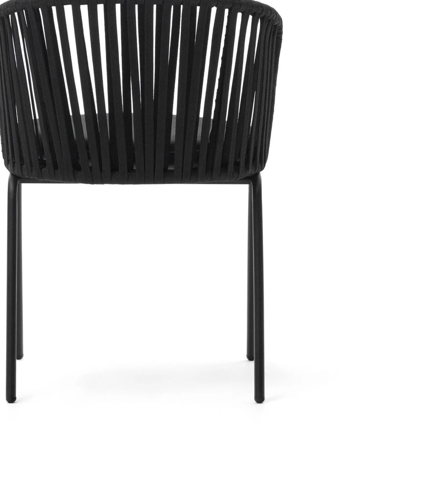 Tuinstoelen-Kave Home Saconca Tuinstoel Zwart