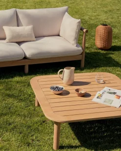 Loungesets-Kave Home Sacova Outdoor Loungeset Naturel, Beige
