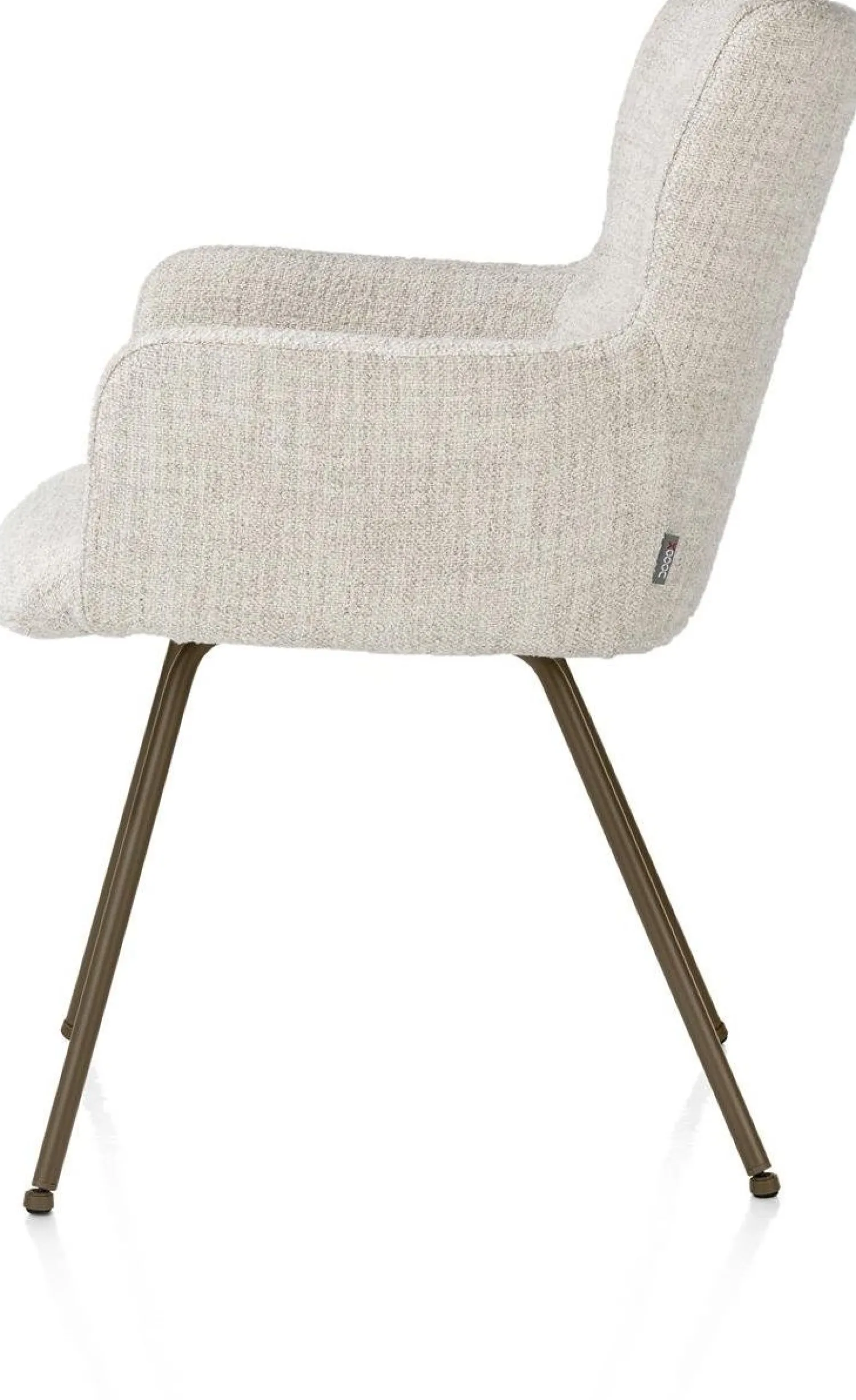 Eetkamerstoelen Met Armleuning-XOOON Sage Eetkamerstoel Cream