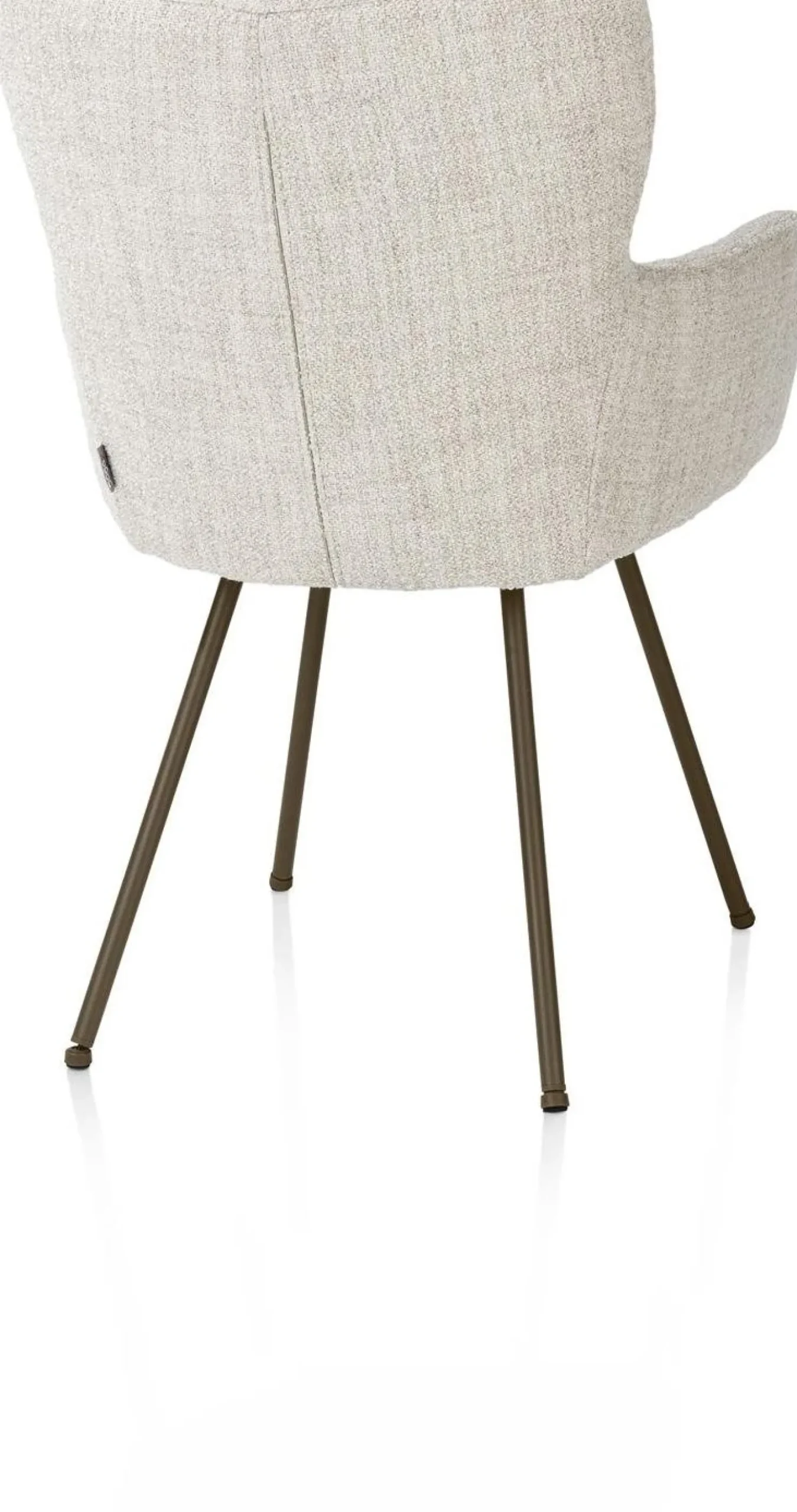 Eetkamerstoelen Met Armleuning-XOOON Sage Eetkamerstoel Cream