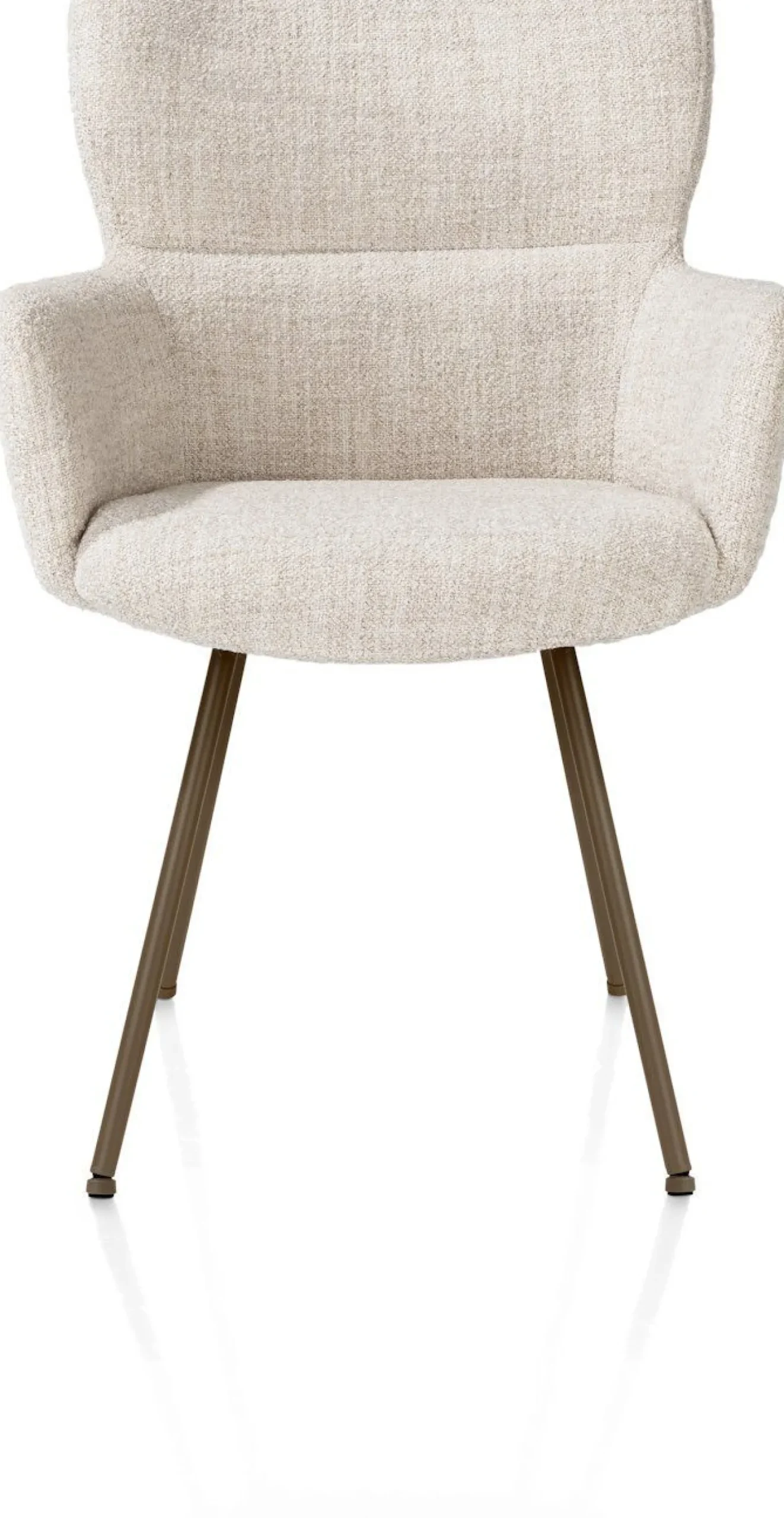 Eetkamerstoelen Met Armleuning-XOOON Sage Eetkamerstoel Cream