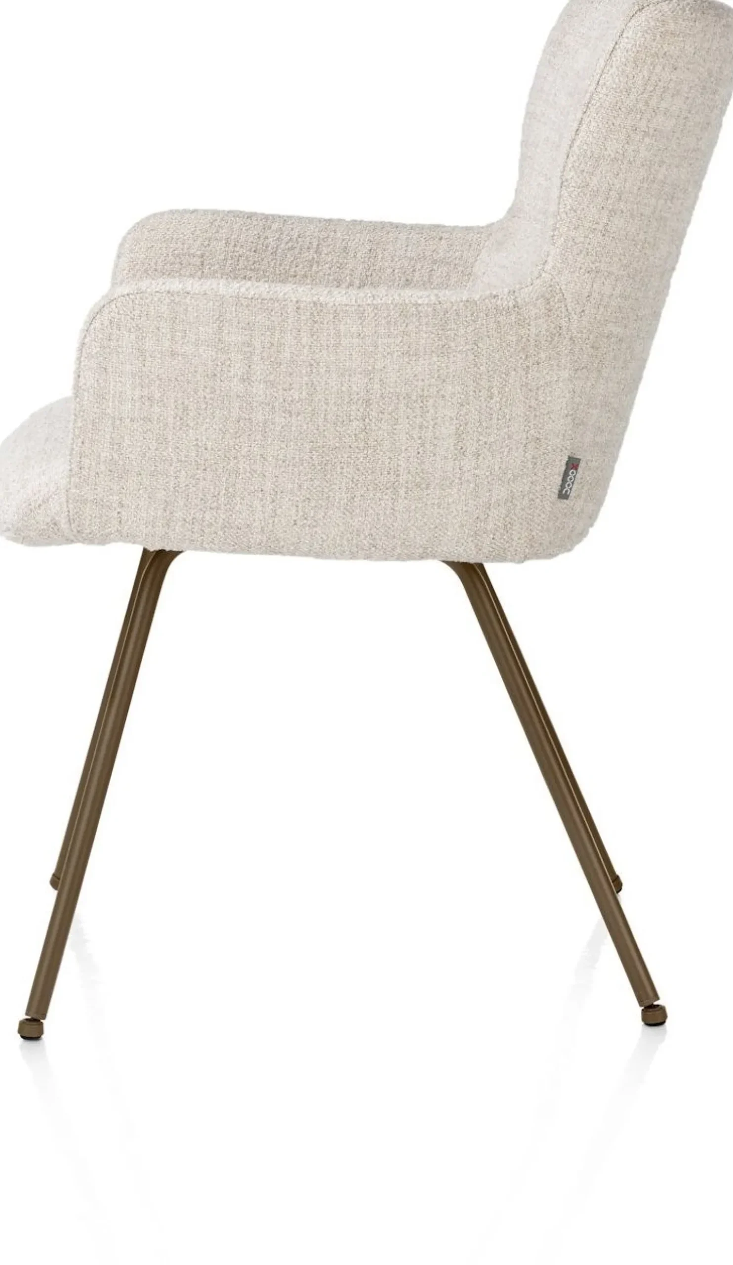 Eetkamerstoelen Met Armleuning-XOOON Sage Eetkamerstoel Cream