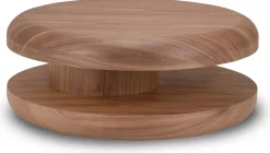 Ronde Salontafels-Trendhopper Sakana Draaibare Salontafel Bruin