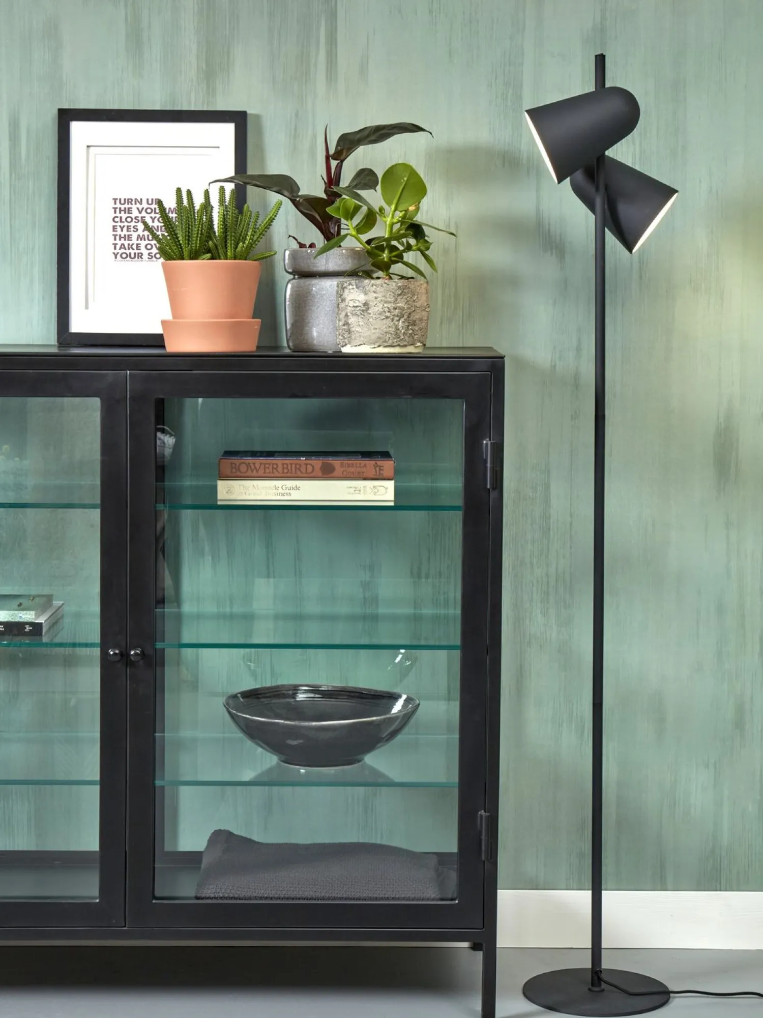 Moderne Vloerlampen|Vloerlampen-It's about RoMi Salamanca Vloerlamp Black