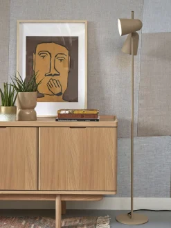 Moderne Vloerlampen|Vloerlampen-It's about RoMi Salamanca Vloerlamp Sand