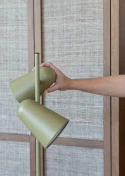 Moderne Vloerlampen|Vloerlampen-It's about RoMi Salamanca Vloerlamp Olive Green
