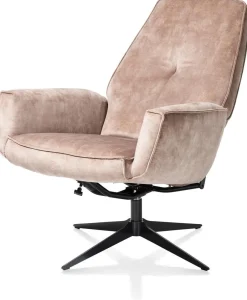 Relaxfauteuils-Henders en Hazel Salerno Relaxfauteuil Camel