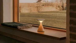 Snoerloze Tafellampen|Tafellampen-GRAU Salt Tafellamp Sand White