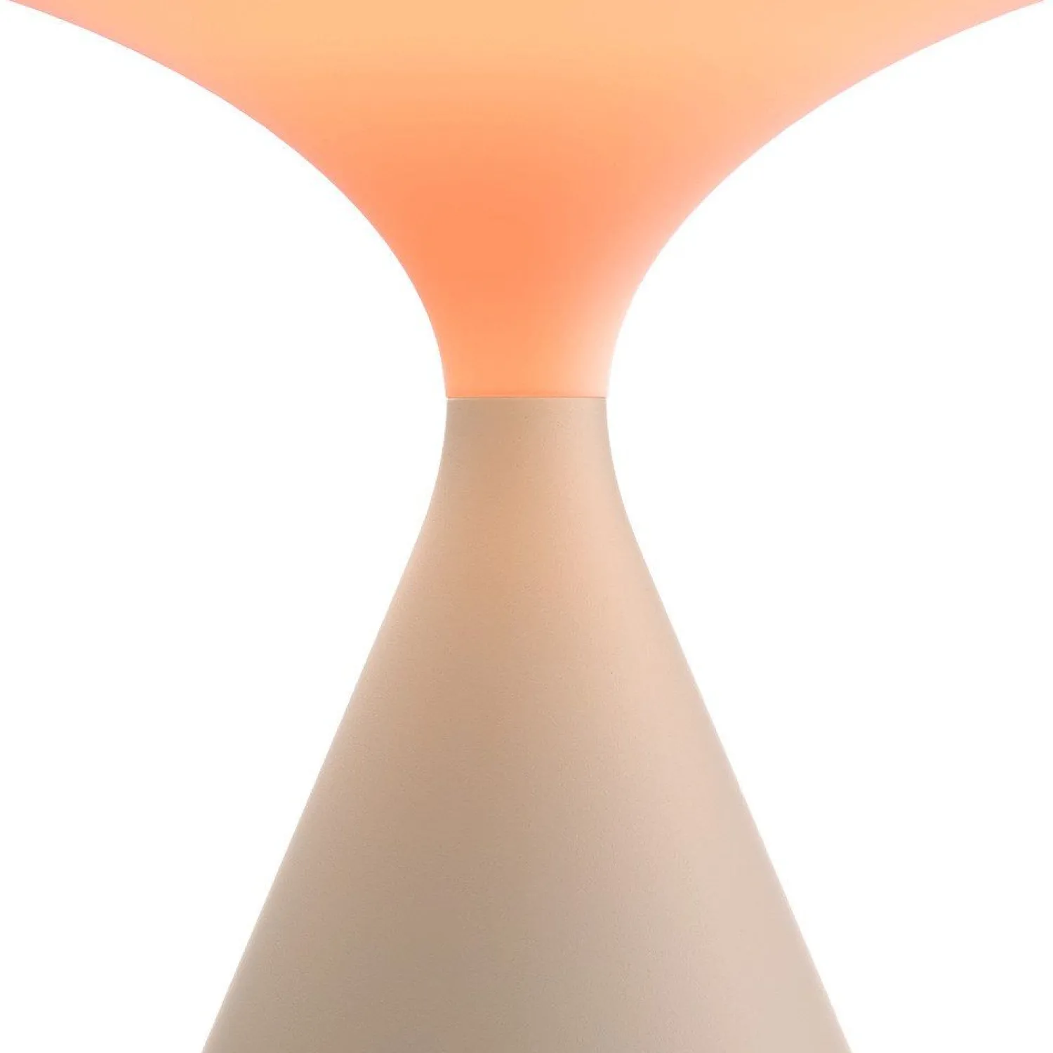 Snoerloze Tafellampen|Tafellampen-GRAU Salt Tafellamp Sand White