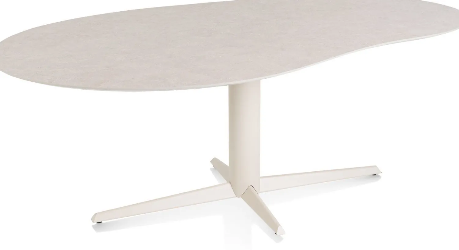 Organische Eettafels-XOOON Saluti Eettafel Light Sand
