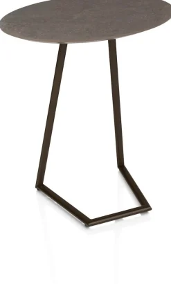 Industriële Bijzettafels-XOOON Salutina Laptoptafel Steelbrown