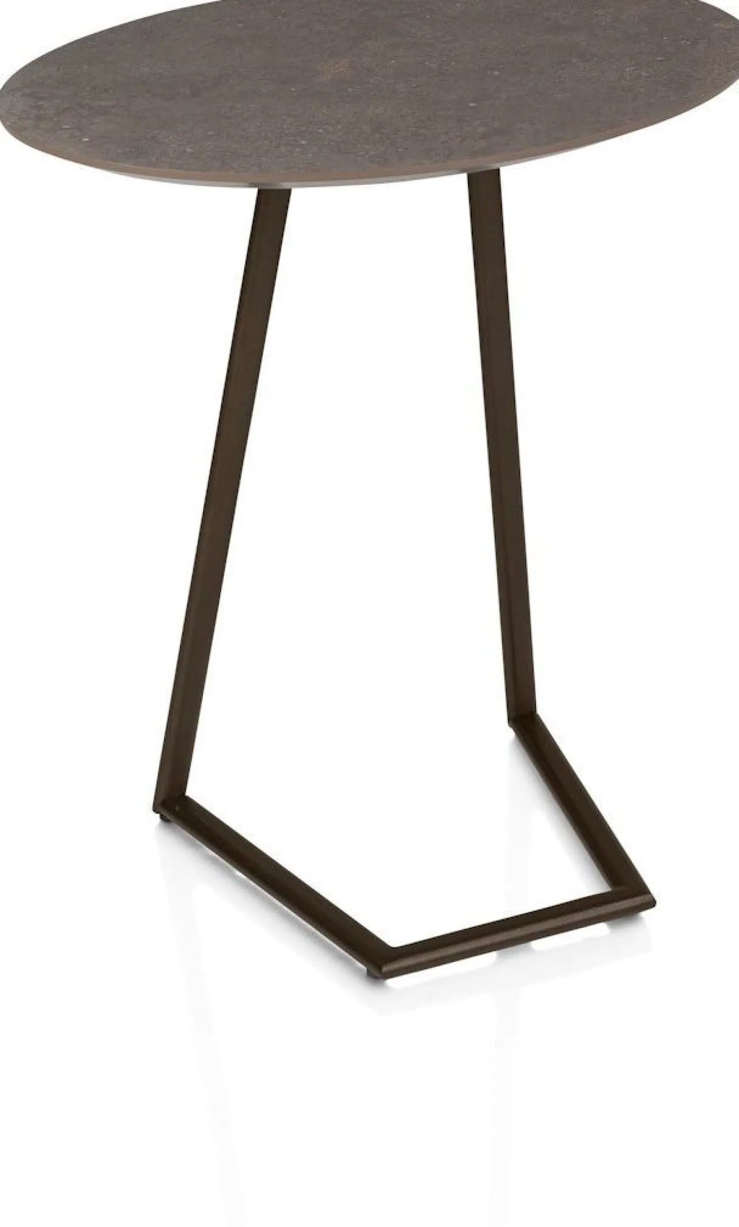 Industriële Bijzettafels-XOOON Salutina Laptoptafel Steelbrown