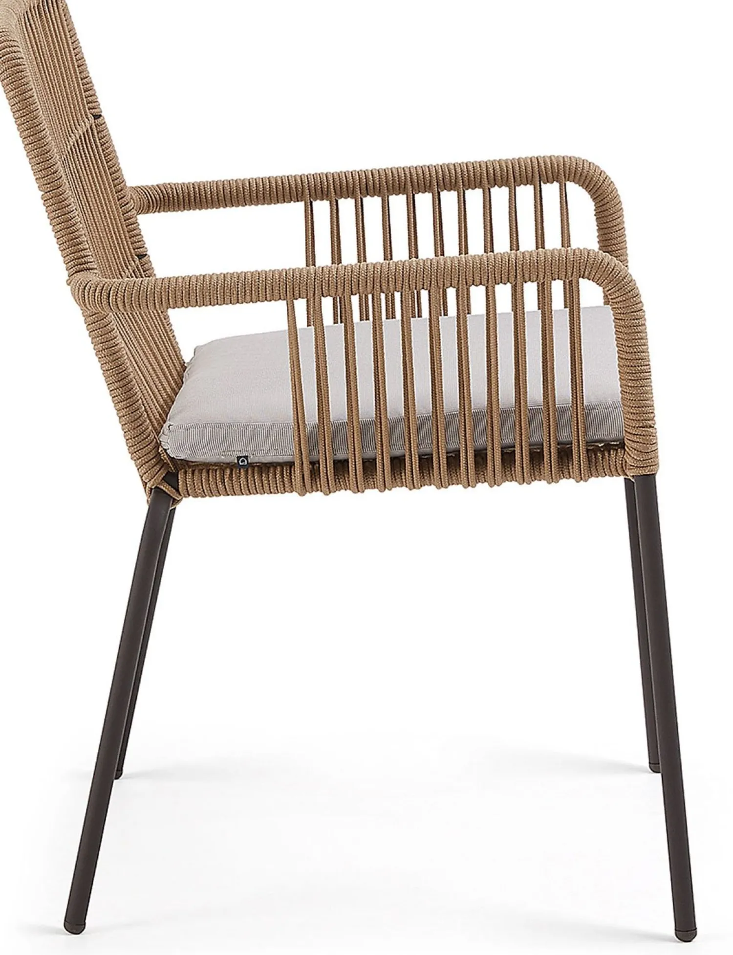 Tuinstoelen-Kave Home Samt Tuinstoel Beige