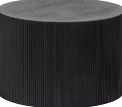 Ronde Bijzettafels-WOOOD Sanne Bijzettafel Black